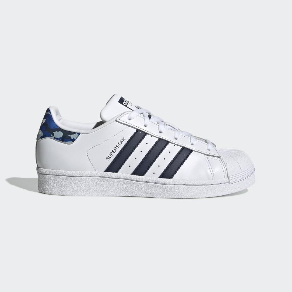 Originals Adidas Superstar Fete Romania - Albi/Bleumarin EE7501